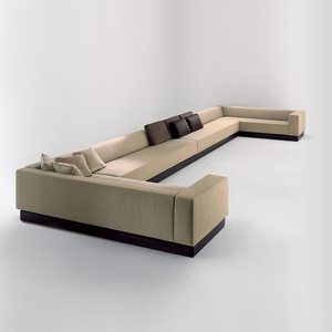 طاولات وكراسي طاولة أريكة KTV للملهى الليلي على شكل حرف U للأريكة الأوروبية المضيئة - Product Image 4