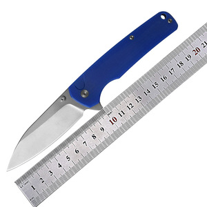 Couteau de poche tactique pliable pour le camping en plein air avec manche en G10, lame en acier inoxydable 5Cr13, couteau de survie, personnalisable OEM - Product Image 1