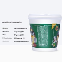 Su Bo Four Flavors Spinach Egg Flower Carrot Mushroom Soup 8g Fresh Vegetable Instant Soup with Cup Spoon