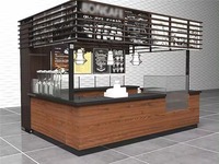 Conception de kiosques de vente au détail comptoir de café extérieur intérieur décoration de magasin de café moderne conceptions de kiosque de café