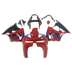 Kit de carenado rojo de plástico ABS apto para <span class=keywords><strong>Kawasaki</strong></span> Ninja <span class=keywords><strong>ZX6R</strong></span> 636 1998 <span class=keywords><strong>1999</strong></span> 2017 98 - Product Image 1