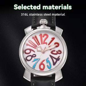 Reloj de Lujo para Hombre, Mecánico Automático, con Esfera con Acabado Sunray, Elegante y de Alta Calidad, con Correa de Cuero Genuino, Ideal para Regalo - Product Image 3