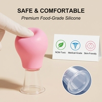 Correcteur de mamelons pour l'allaitement, pour mamelons plats ou inversés, avec bulbe d'aspiration manuel en silicone, aide à l'allaitement sans BPA