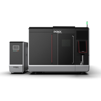 DEREK Machine de découpe laser à fibre CNC entièrement fermée 3000W/6000W/12000W avec chargement automatique et refroidissement par eau pour tôles métalliques
