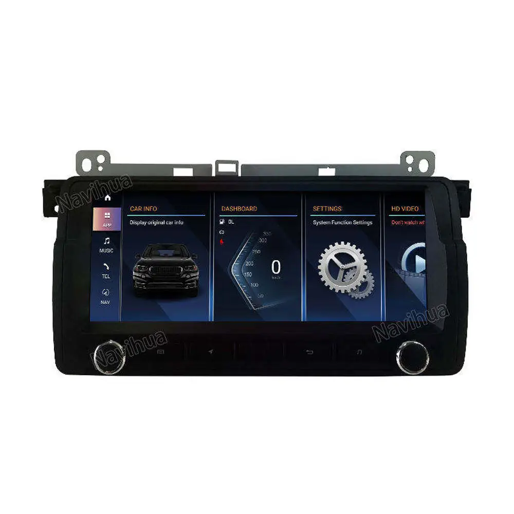 Car DVD Player Video Android Radio Touch Screen Automotive Stereo E46 GPS Navigation For BMW 3 Series