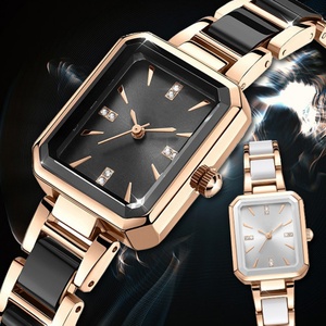 Reloj de Pulsera de Lujo para Mujer, Estilo Ejecutivo, Dorado, Acero Inoxidable, Cristal, Esfera de 32 mm, Relojes Deportivos de Moda para Hombre, Venta al Por Mayor - Product Image 1