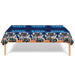 Ensemble de fournitures pour fête sur le thème des Monster Truck, assiettes en papier, gobelets, serviettes, nappe, décorations d'anniversaire - Product Image 5