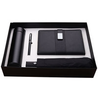 Logo personnalisé Cadeau de tasse sous vide Enterprise Business Notebook Cadeaux Set