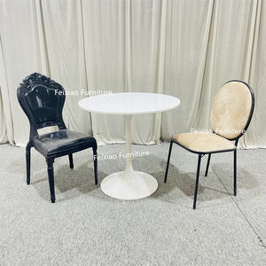 <span class=keywords><strong>Table</strong></span> Ronde de Salle à Manger/Salon en Forme de Tulipe Blanche, Design <span class=keywords><strong>Simple</strong></span>, Taille Personnalisée, Montage Facile, Prix Abordable - Product Image 2