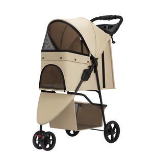 Vente en gros Logo personnalisé Poussette portable pliable et respirante pour chat et chien - Product Image 2