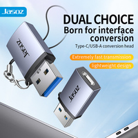 Adaptateur convertisseur USB Type-C femelle vers USB3.0 femelle Jasoz, adaptateur OTG, 18W, 480 Mbps, charge rapide pour téléphone portable, ordinateur portable