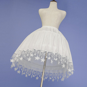 Falda <span class=keywords><strong>de</strong></span> tul Lolita ajustable con diseño <span class=keywords><strong>de</strong></span> estrella <span class=keywords><strong>de</strong></span> mar, ideal para el día a día, estilo Summer Dream Weaving Garden, con motivos florales. - Product Image 1