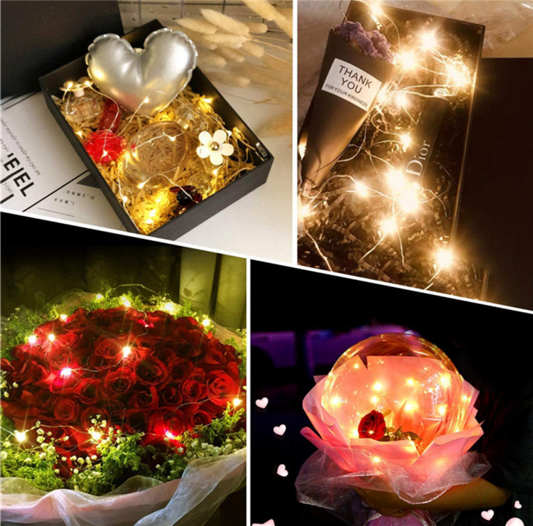 Smart bluetooth Christmas hot style 20 key USBRGB 7 colour copper lamp LED outdoor atmosphere of the color of lamps light string
