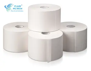 Rollo de papel de filtro de aire de fibra de vidrio, rollo de papel de prueba de aceite vegetal, kilograma para cabina de coche, filtros Hepa, precio de laboratorio