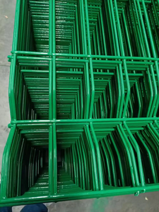 Panneaux de clôture en PVC 3D personnalisés, clôture <span class=keywords><strong>rigide</strong></span> en acier galvanisé, clôture de jardin en treillis soudé incurvé 3D, facilement assemblable - Product Image 2