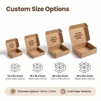 Boîte d'expédition en carton ondulé de luxe avec logo personnalisé pour l'emballage e-commerce en gros