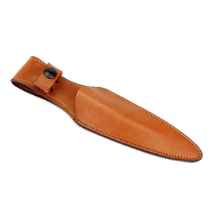Best Selling Solid Color Genuine Cowhide Leather Knife Sheath Custom Made Best Price Leather Knife Sheath - Product Image 1