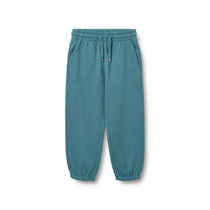 Pantalones Deportivos de Punto para Niños, Color Sólido, Largos, de Peso Medio, Casuales, Cintura Elástica con Cordón, Bolsillos Utilitarios, Suaves - Product Image 1