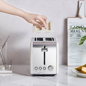 Midea Toaster Tower 275x160x192mm Machine à petit-déjeuner électrique en acier inoxydable couleur abricot clair MT-R03 - Product Image 1