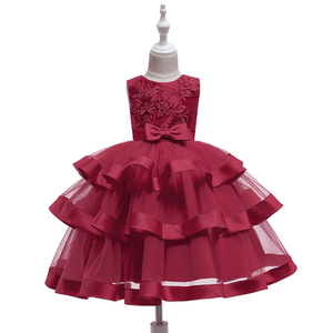 Stile elegante torta da principessa abiti da sera <span class=keywords><strong>per</strong></span> le ragazze di 10 anni di champagne abito di compleanno <span class=keywords><strong>per</strong></span> bambina festa fancy kid abiti da ballo - Product Image 5