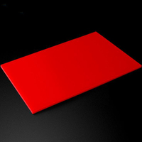 Panneau en acrylique/PMMA/en perspex, forme de taille personnalisée, épaisseur de 1mm, coloré