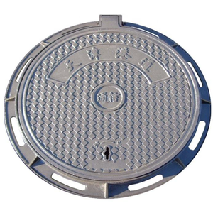 Servicios de tapas de alcantarilla de hierro dúctil OEM personalizadas, industriales, de fundición en arena, impermeables, antirrobo y de alta durabilidad - Product Image 4