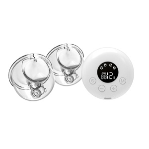 M2 Double tire-lait électrique sans fil silencieux, portable, mains libres, automatique, sans BPA, rechargeable, en silicone <span class=keywords><strong>pour</strong></span> l'allaitement - Product Image 4