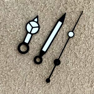 Nuevos accesorios y piezas de reloj OEM, manecillas luminosas verdes con bordes negros compatibles con movimiento automático NH35 NH36 <span class=keywords><strong>4R</strong></span> 7S - Product Image 3