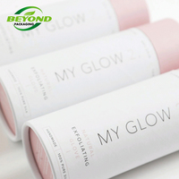 Nouveau Cylindre Personnalisé Rond Rigide Carton Papier Tube Conteneurs Coffrets Cadeaux Emballage Avec Couvercle pour Serviette Vêtements T-Shirt Chaussettes