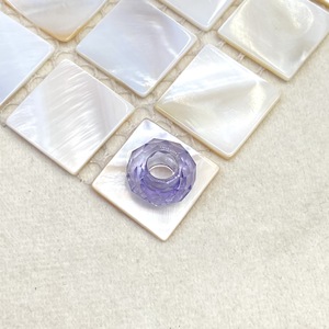 Perles acryliques colorées transparentes, perles à facettes en forme de roue, accessoires de bijoux pour la fabrication de bracelets de téléphone portable et de porte-clés DIY - Product Image 4