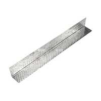 Ángulo de pared de acero galvanizado duradero Yeso Perfil de acero Techo Materiales de construcción Esquina Edificios públicos Vigas de techo