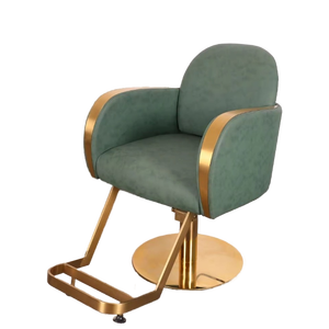 Salon de coiffure chaise haut de gamme et banc de barbier, réglable, rotatif, inclinable en angle - Product Image 2