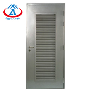 ZHTDOORS Manufacturer Customized Commercial Industrial Transformer Room Ventilation and Silencer Steel Louver <strong>Door</strong> - Product Image 5