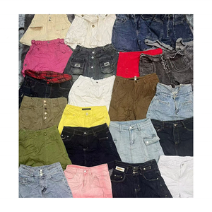 Shorts <span class=keywords><strong>en</strong></span> jean d'occasion <span class=keywords><strong>pour</strong></span> femmes, vêtements féminins, nouvelle arrivée, achat <span class=keywords><strong>en</strong></span> <span class=keywords><strong>gros</strong></span> <span class=keywords><strong>pour</strong></span> la revente - Product Image 4