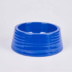 Penjualan Baru Perlengkapan Mangkuk Makan Anjing Melamin Biru Oranye Perlengkapan Makan Hewan Peliharaan Mewah Modern untuk Hewan Peliharaan - Product Image 5