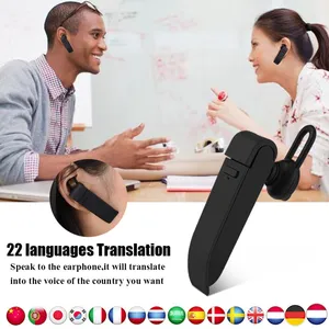 गर्म बेच यात्रा सामान पोर्टेबल स्मार्ट आवाज तत्काल व्यापार अनुवादक समर्थन 22 भाषाओं अनुवादक
