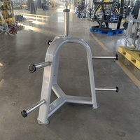 Rack de Almacenamiento de Barras de Pesas Metálico para Gimnasio Comercial o Doméstico, Equipo de Fitness, Banco, Color Personalizable, Planificación de Espacio 3D Gratuita