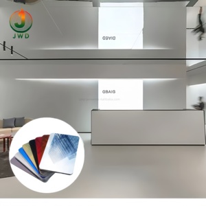 İç Mekan Dekorasyonu Metal Duvar Paneli Bambu Kömürü Ahşap Kaplama Metal Dokulu Masif Duvar Levhası Ayna Panel Arka Plan Duvarı - Product Image 2