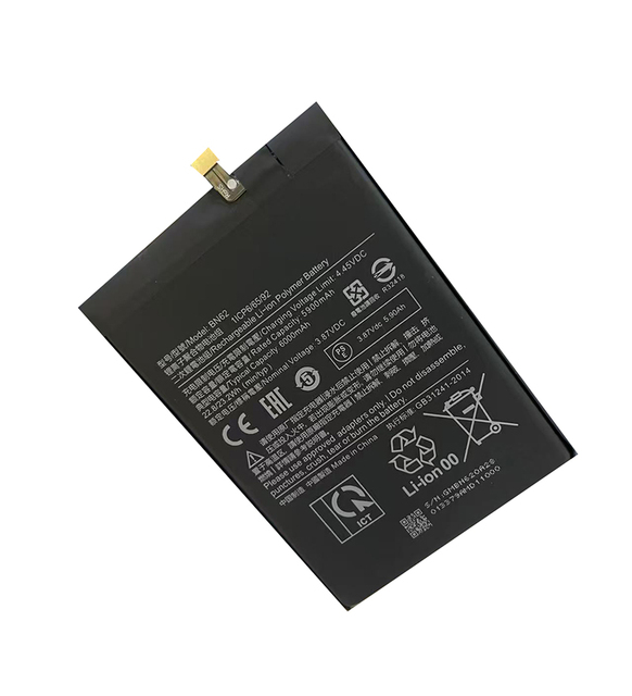 Mobile Phone Batteries for Redmi BN62 BM4W BN3A BN35 PRO 6000mAh Li-ion Black 3.87V Stock