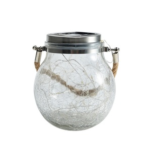 Lámpara Solar LED de Cristal con Diseño de Frasco de Vidrio, Decoración Creativa para Jardín, Patio, Botella de los Deseos, Luz Nocturna - Product Image 6