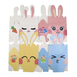 Boîte à main en forme de lapin à grandes oreilles DIY personnalisé Boîte cadeau créative de Pâques Nouveaux bonbons Donuts <span class=keywords><strong>Chocolat</strong></span> et fête pour cadeaux personnalisés - Product Image 4