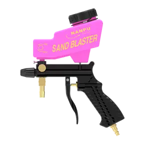 Outils pneumatiques de pistolet de sablage rouge portable à main OEM Color Mini Air