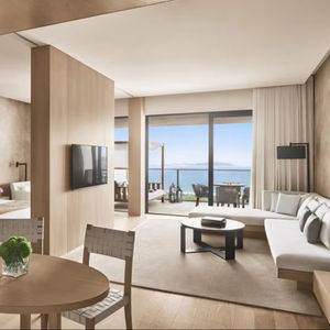 Custom-made Hotel Furniture Bedroom Bunk Bed <b>Sets</b> Luxury Furniture Modern Hotel Design with Storage Cabinet <b>Wardrobe</b> Tv Stand - Product Image 1