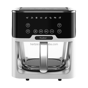 Nuovi arrivi <span class=keywords><strong>5</strong></span> <span class=keywords><strong>litri</strong></span> 1500W Smart Touch Screen Custom Oil Free <span class=keywords><strong>friggitrice</strong></span> elettrica profonda ciotola di vetro caldo <span class=keywords><strong>friggitrice</strong></span> <span class=keywords><strong>ad</strong></span> <span class=keywords><strong>aria</strong></span> per uso domestico - Product Image 1
