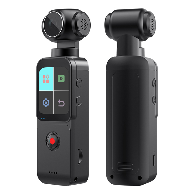 AOEDI 4k Hd Mini Camera Action Camera With Wide Angle Face Tracking Cmos Sensor Wifi 1.69'' Screen