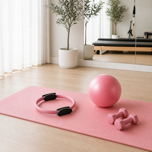 Palla di Stabilità Piccola Antiscoppio con Superficie a Nido d'Ape, <span class=keywords><strong>Sfera</strong></span> Fitness Gonfiabile in PVC per Tonificazione Completa del Corpo e <span class=keywords><strong>Equilibrio</strong></span> Dinamico - Product Image 5