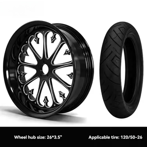 Nuevas Llantas de Aleación de Aluminio VIMAS LG97 - Juego Delantero y Trasero Personalizables para Modelos Touring 2008-2025 (Road King Glide) - Product Image 3