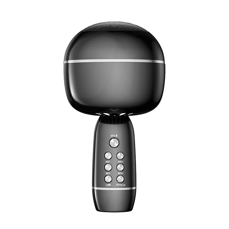 YS-09 Champignon Tête 7 Watts Bluetooth Haut-Parleur 1500mah Multi-Fonction Bluetooth Microphone Karaoké Sans Fil pour La Maison et À L'extérieur