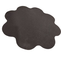 Tapis antidérapant rembourré en feutre non tissé, forme solide, avec coussin TPR PE imperméable, personnalisable avec logo d'animal (ours), pour garage, piscine, salle de bain, ou comme tapis de cage pour animaux.