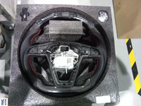Volant de direction LED pour Seat Leon Cupra Mk3, éclairage de changement de vitesse LED, volant en fibre de carbone, moteurs Ohc